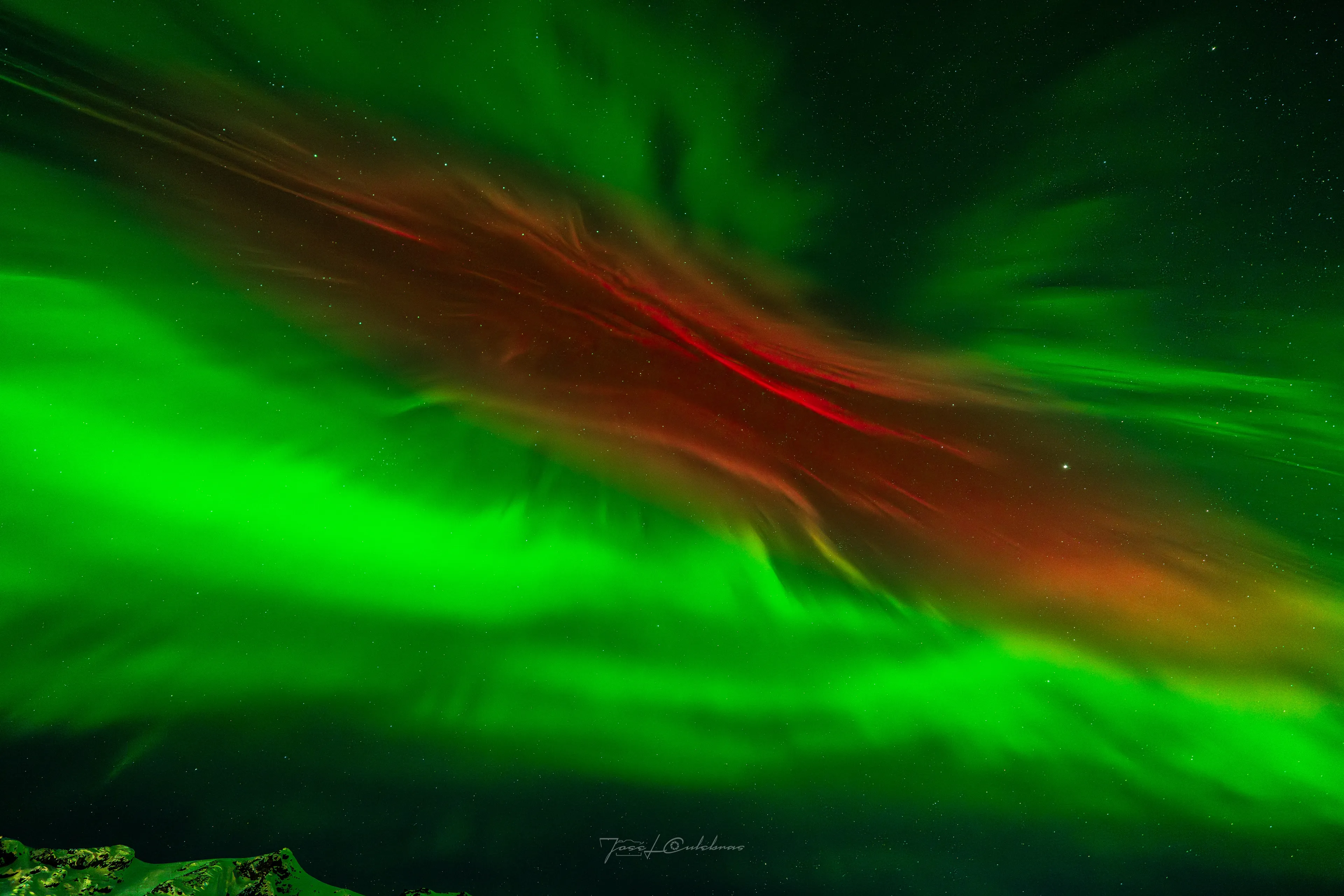 Tormenta Solar — Auroras Boreales